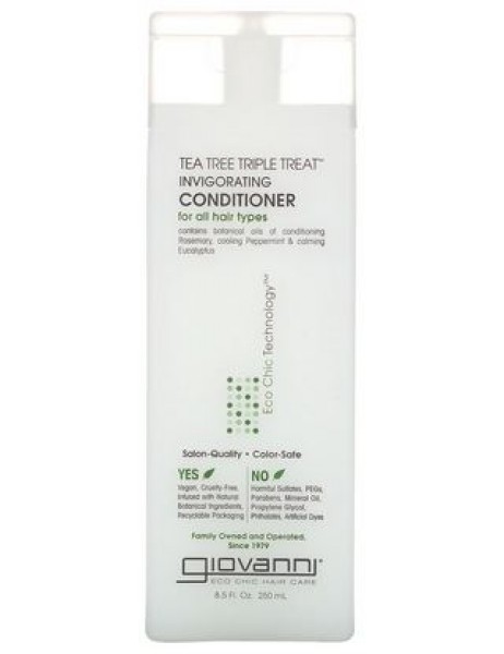 Giovanni Tea Tree Triple Treat Invigorating Conditioner - osviežujúci kondicionér